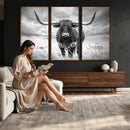 Texas Longhorn Canvas Wall Art Western Bull Desert Moody by MyGreatCanvas | Canvas Wall Art Prints | Photo Prints & Wall Decor