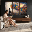 Banksy Girl Wall Art Canvas Print for Living Room Decor by MyGreatCanvas | Canvas Wall Art Prints | Photo Prints & Wall Decor