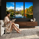 Charlotte Skyline Canvas Wall Art Print – North Carolina Cityscape Photography Print by MyGreatCanvas | Canvas Wall Art Prints | Photo Prints & Wall Decor