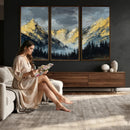 Abstract Mountain Wall Art Canvas Print Modern Landscape Painting Print by MyGreatCanvas | Canvas Wall Art Prints | Photo Prints & Wall Decor