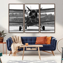 Wall Art Old War Plane Canvas Print by MyGreatCanvas | Canvas Wall Art Prints | Photo Prints & Wall Decor