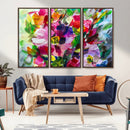 Oil Flower Abstract Canvas Print by MyGreatCanvas | Canvas Wall Art Prints | Photo Prints & Wall Decor