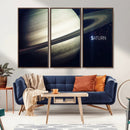Framed Saturn Wall Art Canvas Print