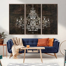 Rustic Chandelier Canvas Print by MyGreatCanvas | Canvas Wall Art Prints | Photo Prints & Wall Decor