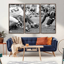 American Football Player Wall Art Canvas Print