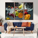 Kithen Vegetables World Wall Art Canvas Print