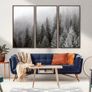 Big Foggy Forest and Misty Trees Forest Wall Art Canvas by MyGreatCanvas | Canvas Wall Art Prints | Photo Prints & Wall Decor