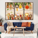 Kitchen Spice on the Table Wall Art, Kitchen Spice Wall Art by MyGreatCanvas | Canvas Wall Art Prints | Photo Prints & Wall Decor