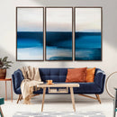 Dark Blue Abstract Wall Art Canvas Print by MyGreatCanvas | Canvas Wall Art Prints | Photo Prints & Wall Decor