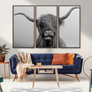 Texas Cow Wall Art Canvas, Texas Longhorn Cattle Canvas by MyGreatCanvas | Canvas Wall Art Prints | Photo Prints & Wall Decor