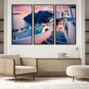 Greece Santorini Wall Art Landscape Canvas Print