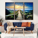 Mountain and Sunset Wall Art Canvas Print by MyGreatCanvas | Canvas Wall Art Prints | Photo Prints & Wall Decor