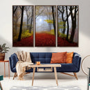 Foggy Forest Wall Art Landscape Canvas Print