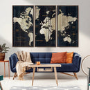 World Map Canvas Print – Detailed Map of the World Wall Art by MyGreatCanvas | Canvas Wall Art Prints | Photo Prints & Wall Decor