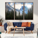 Half Dome Yosemite Calinia Wall Art Canvas Print El Capitan by MyGreatCanvas | Canvas Wall Art Prints | Photo Prints & Wall Decor