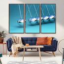 Wall Art Newton's Cradle Canvas Print, Framed Newton Cradle