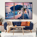 Santorini Island Wall Art Canvas Print by MyGreatCanvas | Canvas Wall Art Prints | Photo Prints & Wall Decor