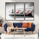 Framed Luck Poker Cards Canvas – Modern Triptych Wall Art,