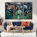 American Football Playing Wall Art Canvas Print by MyGreatCanvas | Canvas Wall Art Prints | Photo Prints & Wall Decor