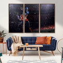 American Football Wall Art Canvas Print, Stadium Sport Wall