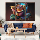 Abstract Rose Wall Art Canvas Print by MyGreatCanvas | Canvas Wall Art Prints | Photo Prints & Wall Decor