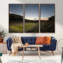Oregon Ducks Football Team Print - Eugene Autzen Stadium