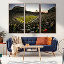 Oregon Stadium Canvas Wall Art - Captivating Game Day Scene