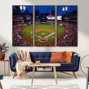 St. Louis Cardinals Baseball Team Print - Busch Stadium Wall by MyGreatCanvas | Canvas Wall Art Prints | Photo Prints & Wall Decor