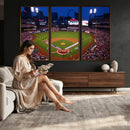 St. Louis Cardinals Baseball Team Print - Busch Stadium Wall