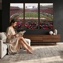 Wisconsin Badgers Team Print Canvas - Madison Camp Randall