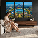 Los Angeles Dodgers Wall Art Canvas, Dodger Stadium Wall Art