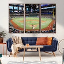 Texas Rangers Baseball Team Print - Arlington Globe Life