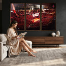 Houston Rockets Basketball Team Print Canvas- Houston Toyota