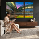 Milwaukee Brewers Baseball Team Print Canvas- American