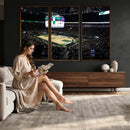 Milwaukee Bucks Basketball Print - Fiserv Forum Stadium Wall
