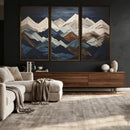 Mountain Wall Art – Modern Abstract Landscape Canvas Print