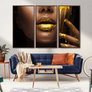 African American Art Black Woman Canvas Print, African Wall