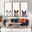 Horse Prints Set, Set of 3 Horse Wall Art, Horses Portraits, by MyGreatCanvas | Canvas Wall Art Prints | Photo Prints & Wall Decor