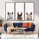 Horse Wall Art - Minimalist Horse Triptych Wall Art – Modern by MyGreatCanvas | Canvas Wall Art Prints | Photo Prints & Wall Decor