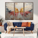 Golden Angel Wings Wall Art Canvas Print – Stunning Abstract by MyGreatCanvas | Canvas Wall Art Prints | Photo Prints & Wall Decor