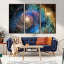 Spiral Galaxy Wall Art Canvas Print
