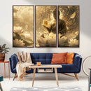Golden Buddha Wall Art | Yoga Room Decor and Meditation Room by MyGreatCanvas | Canvas Wall Art Prints | Photo Prints & Wall Decor