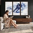 Hockey Player Wall Art Canvas Print - Sports-Inspired