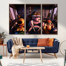 Carl Russel And Dog, Movie Up Poster, Movie Up Wall Art, by MyGreatCanvas | Canvas Wall Art Prints | Photo Prints & Wall Decor