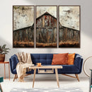 Rustic Barn Wall Art | Farmhouse Wall Decor Canvas Print |