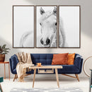 Majestic White Horse Wall Art | Ready to Hang and Framed |