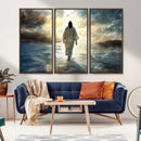 Jesus Walking on Water Wall Art | Canvas Print | Ready to