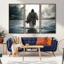 Jesus Walking on Water Wall Art | Canvas Print | Ready to