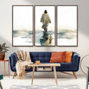 Watercolor Jesus Walking on Water Canvas Print, Christian by MyGreatCanvas | Canvas Wall Art Prints | Photo Prints & Wall Decor