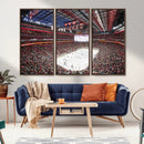 Barton Malow Little Caesars Arena Detroit Wall Art Canvas